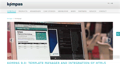 Desktop Screenshot of kompas-software.com