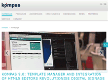 Tablet Screenshot of kompas-software.com